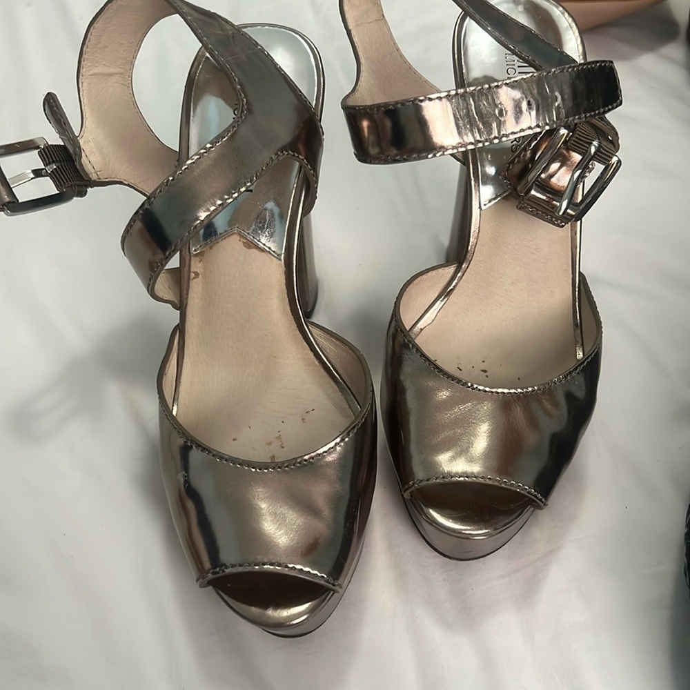 Metallic shoes